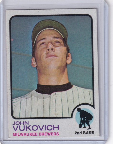 1973 Topps Baseball #451 John Vukovich - Milwaukee Brewers RC