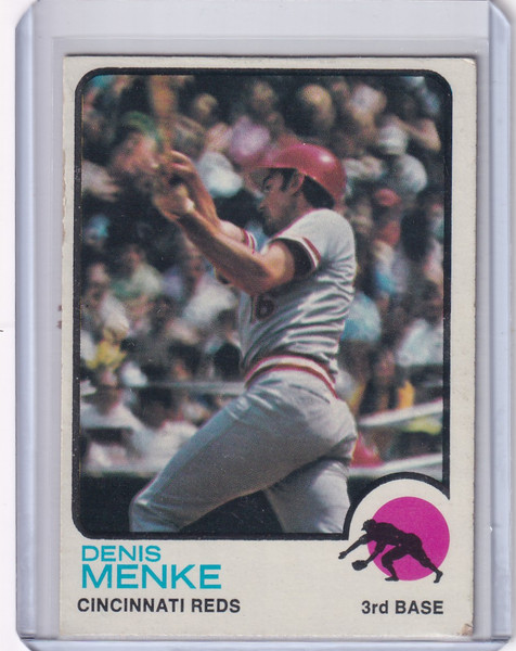 1973 Topps Baseball #52 Denis Menke - Cincinnati Reds