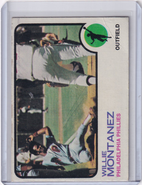 1973 Topps Baseball #97 Willie Montanez - Philadelphia Phillies