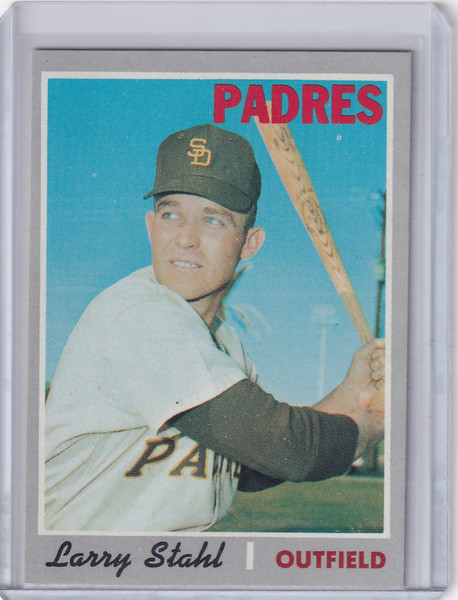 1970 Topps Baseball #494 Larry Stahl - San Diego Padres