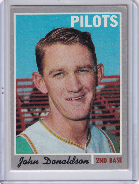 1970 Topps Baseball #418 John Donaldson - Seattle Pilots