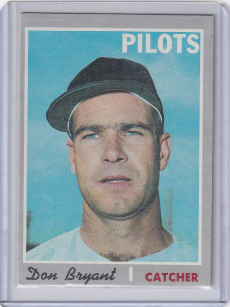 1970 Topps Baseball #473 Don Bryant - Seattle Pilots
