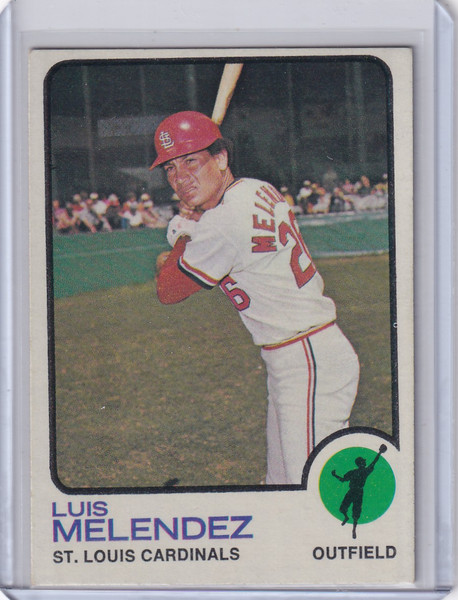 1973 Topps Baseball #47 Luis Melendez - St. Louis Cardinals