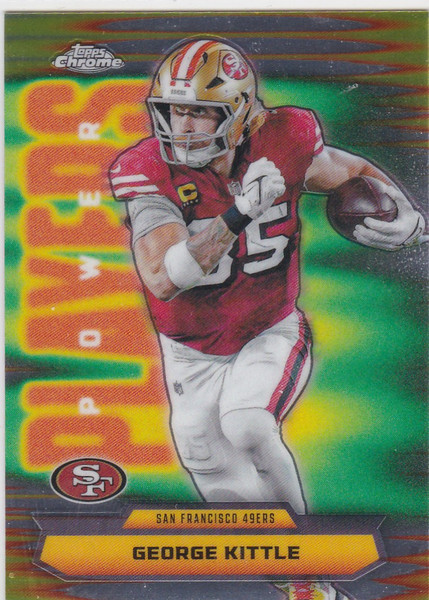 2025 Topps Chrome #PP-33 George Kittle Power Players San Francisco 49ers