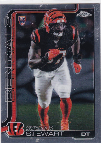 2025 Topps Chrome #363 Shemar Stewart RC Cincinnati Bengals