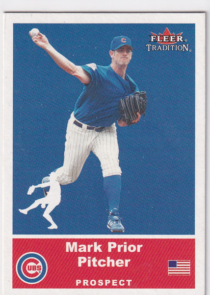 2002 FLEER #U97 MARK PRIOR PROSPECT- CHICAGO CUBS