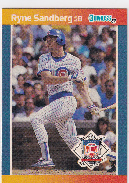 1988 LEAF #35 RYNE SANDBERG NATIONAL LEAGUE- CHICAGO CUBS