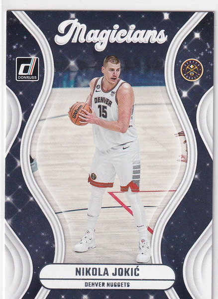 2023-24 DONRUSS #7 NIKOLA JOKIC MAGICIANS- DENVER NUGGETS