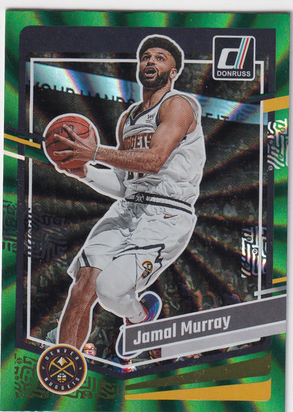 2023-24 DONRUSS #139 JAMAL MURRAY GREEN LAZER- DENVER NUGGETS