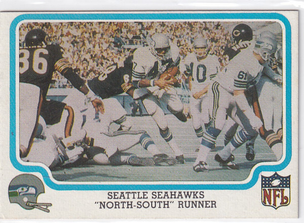1979 FLEER #51 SEATTLE SEAHAWKS NORTH SOUTH RUNNER- SEATTLE SEAHAWKS