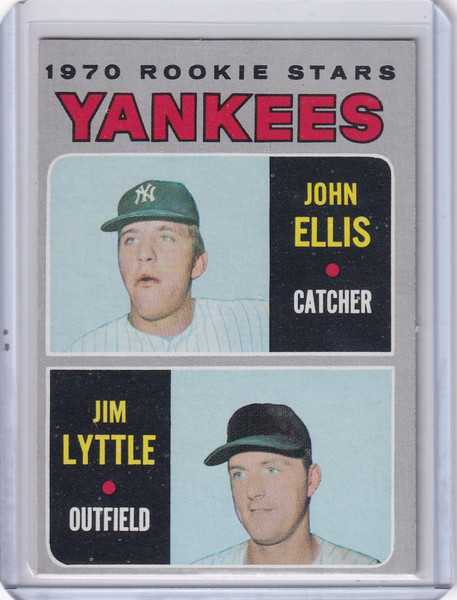 1970 Topps Baseball #516 Yankees Rookies - John Ellis / Jim Lyttle RC