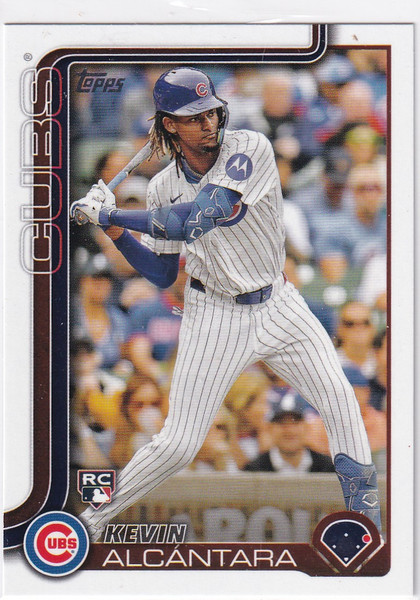 2025 TOPPS SERIES TWO #578 KEVIN ALCANTARA- CHICAGO CUBS
