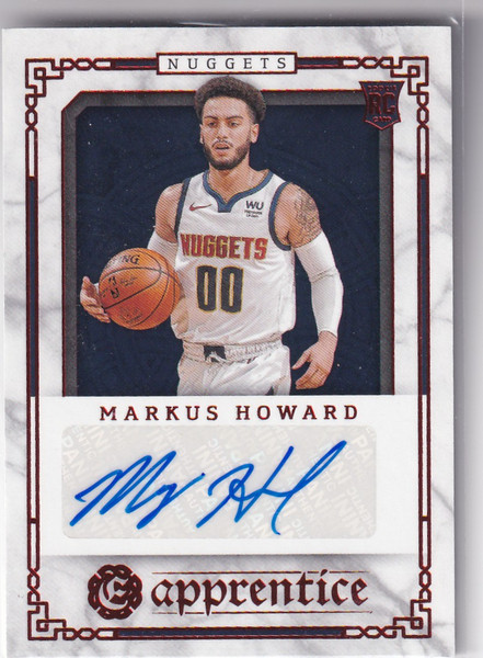 2020-21 CHRONICALS EXCALIBUR #APR-MHW MARKUS HOWARD AUTO- DENEVR NUGGETS