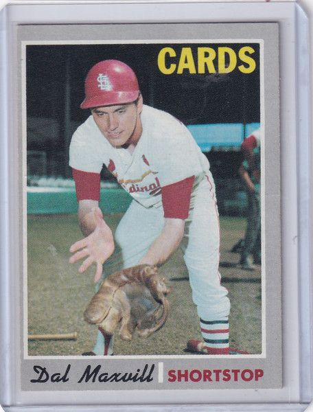 1970 Topps Baseball #503 Dal Maxvill - St. Louis Cardinals