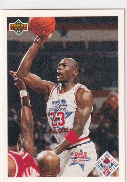 1991 UPPER DECK #48 MICHAEL JORDAN ALL STAR CHECKLIST- CHICAGO BULLS
