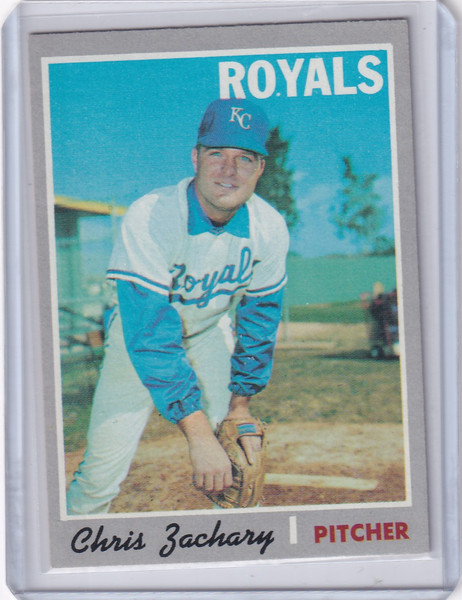 1970 Topps Baseball #471 Chris Zachary - Kansas City Royals
