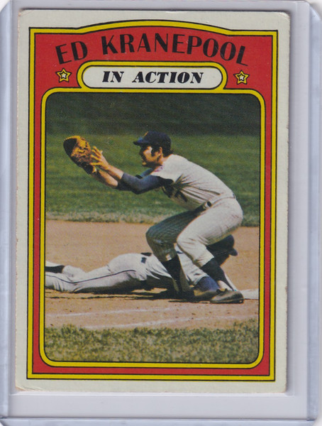 1972 Topps Baseball #182 Ed Kranepool IA - New York Mets