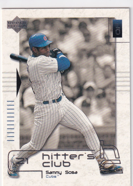 2000 UPPER DECK #14 SAMMY SOSA HITTERS CLUB- CHICAGO CUBS
