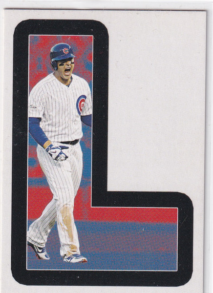 2017 TOPPS THROW BACK THURSDAY #153 ANTHONY RIZZO- CHICAGO CUBS