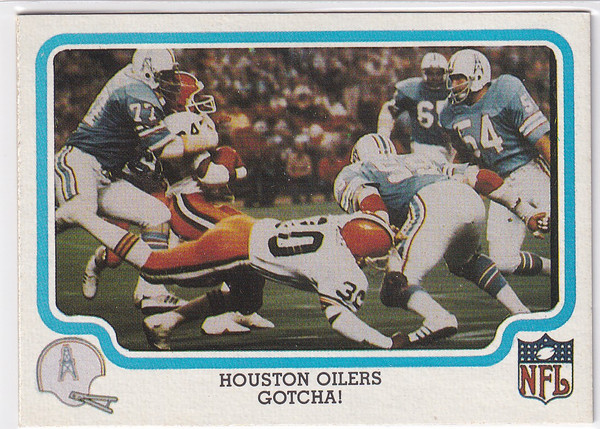 1979 FLEER #22 HOUSTON OILERS GOTCHA- HOUSTON OILERS