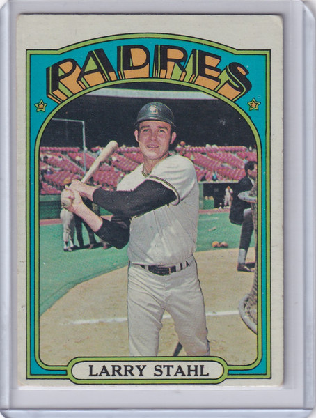 1972 Topps Baseball #782 Larry Stahl - San Diego Padres