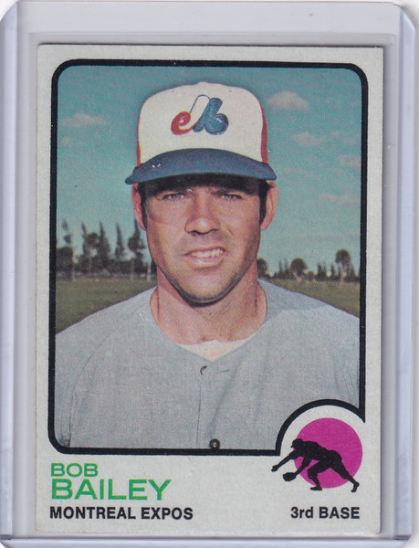 1973 Topps Baseball #505 Bob Bailey - Montreal Expos