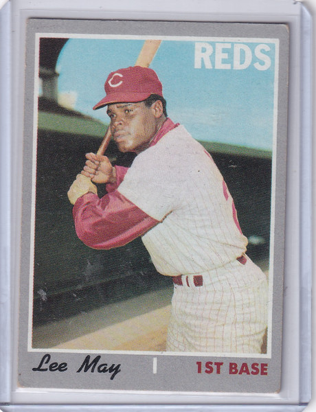 1970 Topps Baseball #225 Lee May - Cincinnati Reds