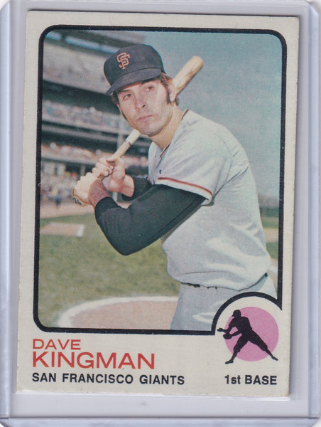 1973 Topps Baseball #23 Dave Kingman - San Francisco Giants
