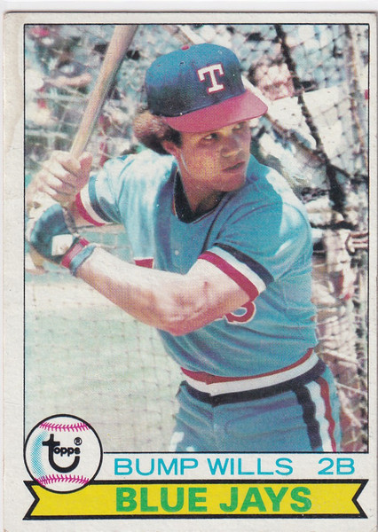1979 TOPPS #369 BUMP WILLS- TEXAS RANGERS