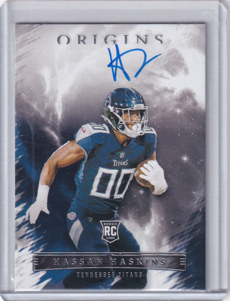 2022 ORIGINS #RAU-HHA HASSAN HASKINS AUTO- TENNESSEE TITANS