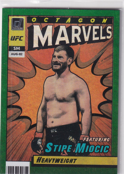 2022 DONRUSS UFC #10 STIPE MIOCIC MARVELS GREEN- HEAVY WEIGHT