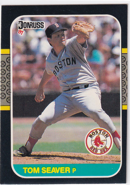 1986 DONRUSS #375 TOM SEAVER- BOSTON RED SOX