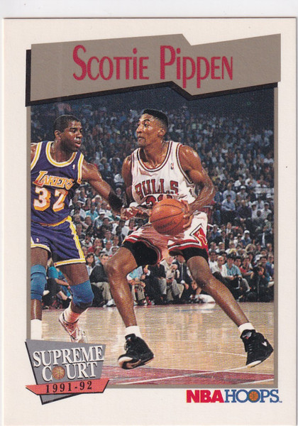 1991 HOOPS #456 SCOTTIE PIPPEN SUPREME COURT- CHICAGO BULLS
