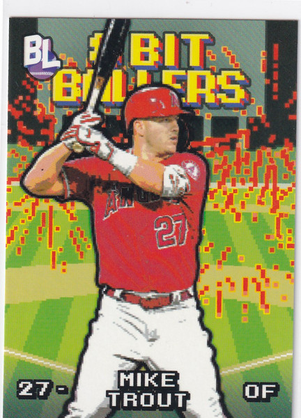 2023 TOPPS #8B-2 MIKE TROUT 8 BIT BALLERS- ANGELS