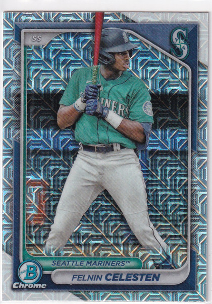 2024 BOWMAN CHROME #BCP-94 FELNIN CELESTEN MOJO- SEATTLE MARINERS