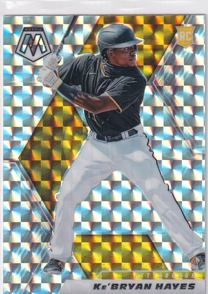 2021 MOSAIC #RV-42 KEBRAYAN HAYES SILVER REACTIVE- PITTSBURGH PIRATES
