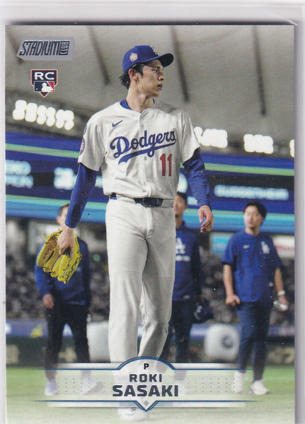 2025 TOPPS STADIUM #187 ROKI SASAKI- LOS ANGELES DODGERS