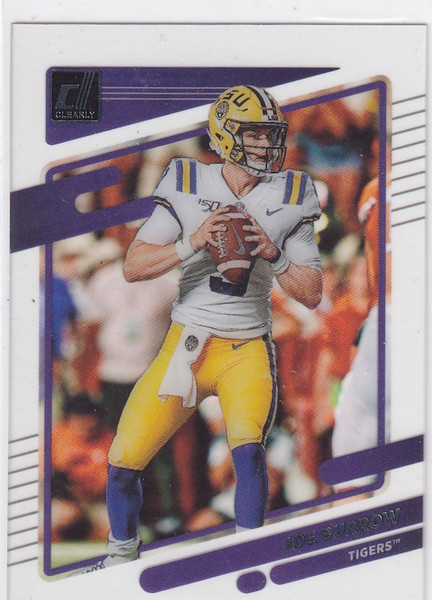 2023 CHRONCIALS CLEARLY #9 JOE BURROW CLEAR- CINCINNATI BENGALS