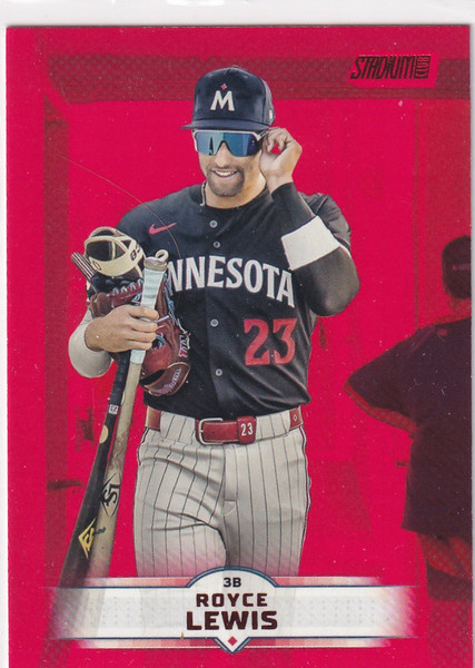 2025 TOPPS STADIUM #113 ROYCE LEWIS RED- MINNESOTA TWINS