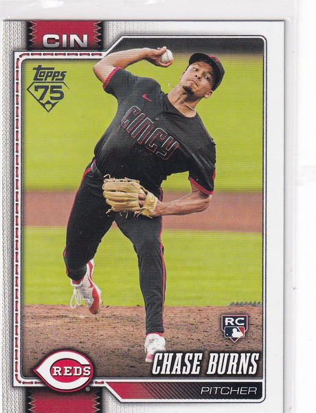2026 TOPPS SERIES ONE #312 CHASE BURNS- CINCINNATI REDS