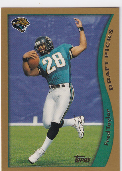1998 TOPPS #339 FRED TAYLOR DRAFT PICKS- JACKSONVILLE JAGUARS