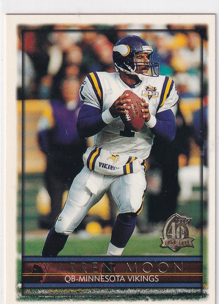 1996 TOPPS #68 WAREN MOON 40 ANNIVERSARY- MINNESOTA VIKINGS