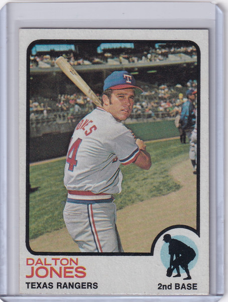 1973 Topps Baseball #512 Dalton Jones - Texas Rangers