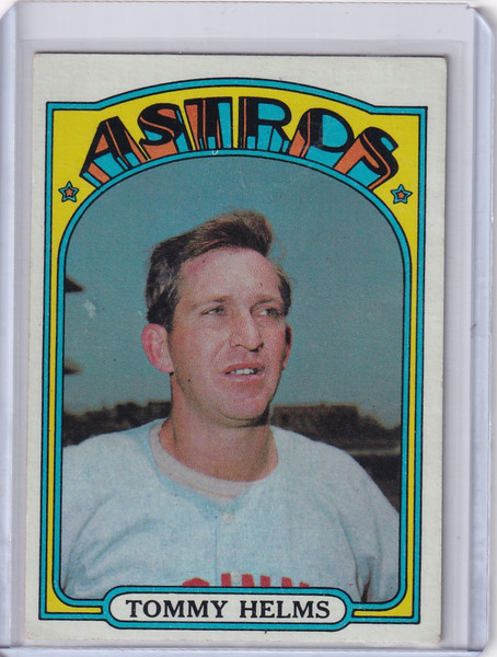 1972 Topps Baseball #204 Tommy Helms - Houston Astros