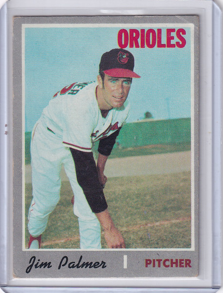1970 Topps Baseball #449 Jim Palmer - Baltimore Orioles