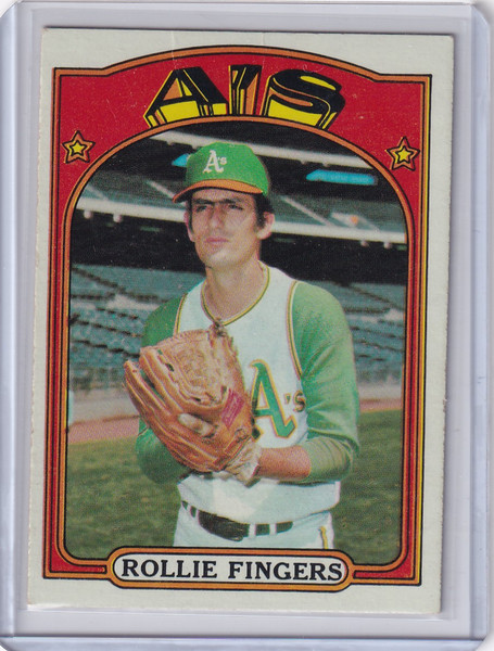 1972 Topps Baseball #241 Rollie Fingers - Oakland Athletics
