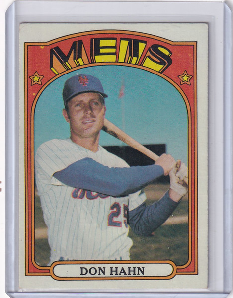 1972 Topps Baseball #269 Don Hahn - New York Mets
