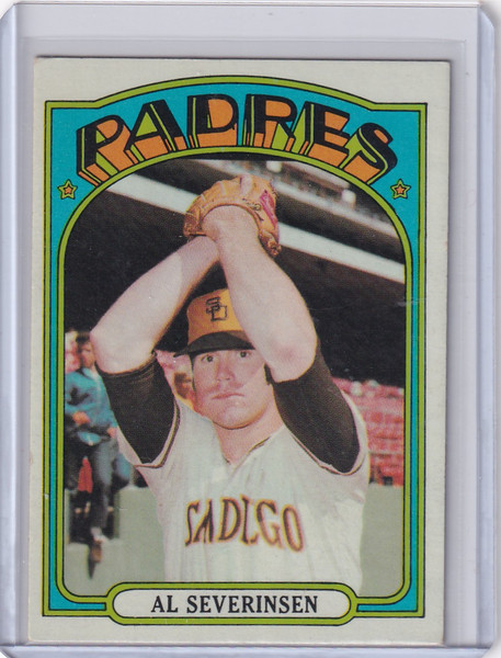 1972 Topps Baseball #274 Al Severinsen - San Diego Padres