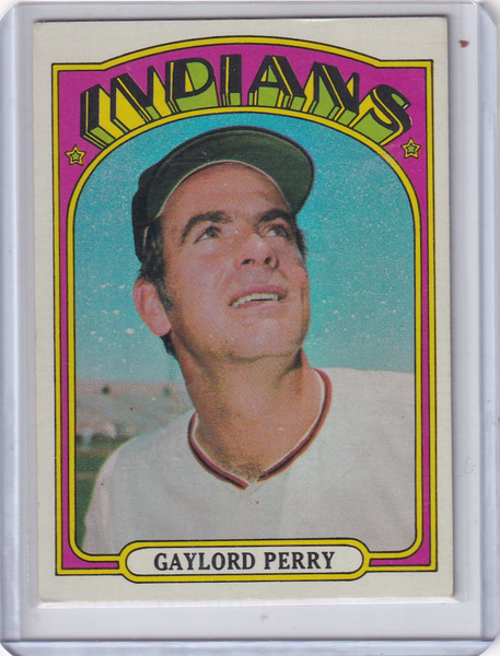 1972 Topps Baseball #285 Gaylord Perry - Cleveland Indians