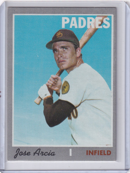 1970 Topps Baseball #587 Jose Arcia - San Diego Padres